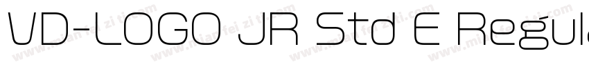 VD-LOGO JR Std E Regular字体转换